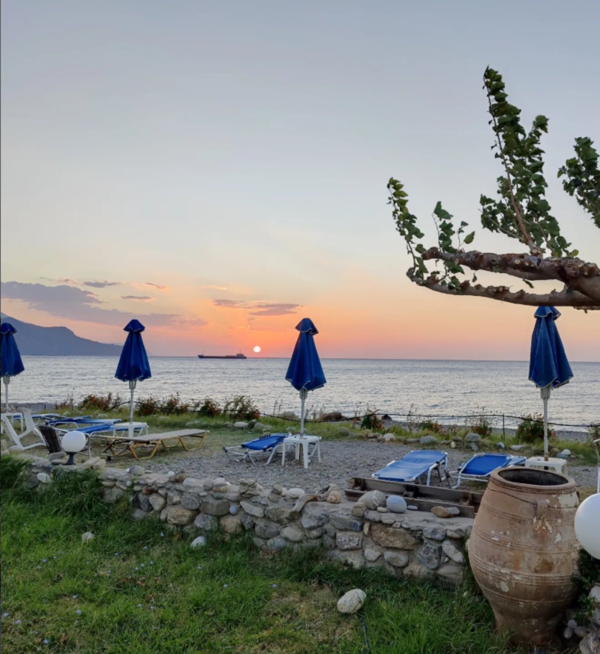 Sunset view at IOS Paleochora