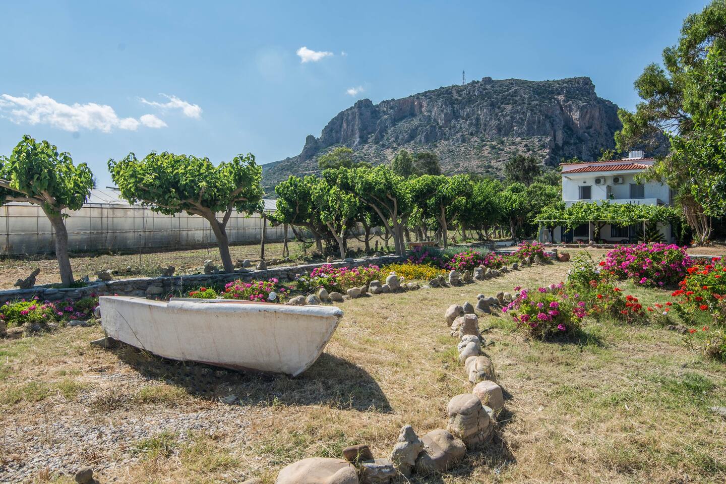 Garden and beachfront